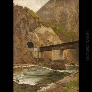 Ferrovia Sopra L'isarco by Carl Julius E. Ludwig