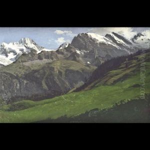Paesaggio Alpino by Carl Julius E. Ludwig