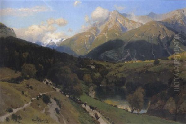 Herbst Im Gadmental, Berner Oberland - view 1