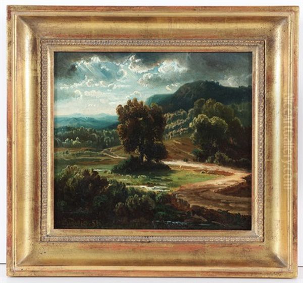 Abendliche Gewitterlandschaft - view 1
