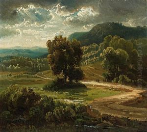 Voralpenlandschaft by Heinrich Ludwig