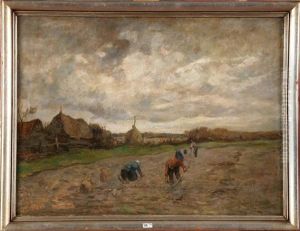 Paysans Aux Champs by Louis Ludwig
