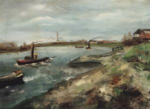 Rheinlandschaft by Peter Ludwigs