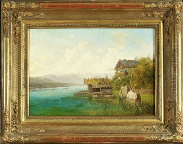 Starnberger See Mit Blick Auf Alpenkette - view 1