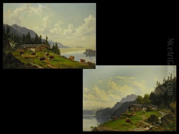 Alpenlandschaften (pair) - view 1