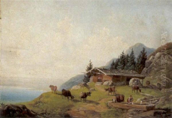 Kuhe In Einer Landschaft - view 1