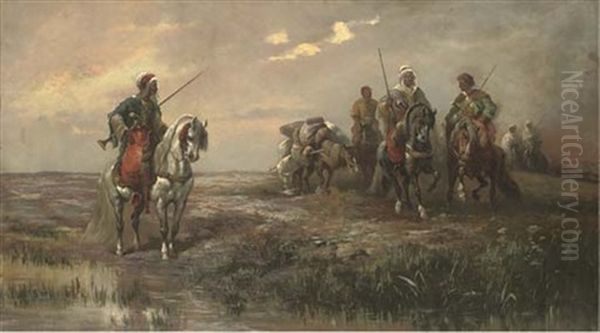 Nomads (after Adolf Schreyer) - view 1