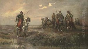 Nomads (after Adolf Schreyer)