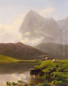 Der Eiger Von Der Wengernalp Aus Gesehen Der Eiger Von Der Wengernalp Aus Gesehen