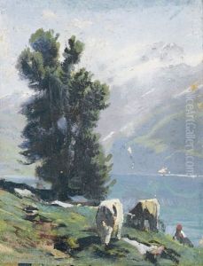 Engstlensee Mit Titlis Engstlensee Mit Titlis