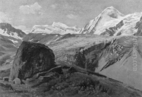 Le Combin De Corbassiere Depuis Corbassiere - view 1