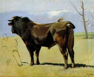 Taureau A Micheli by Albert Lugardon
