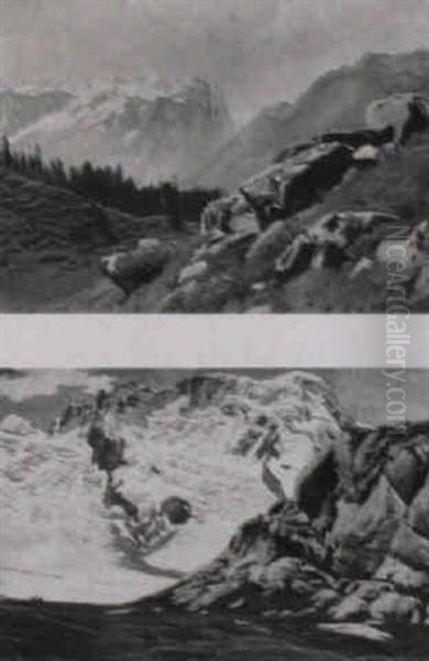 Zermatt: Breithorn Von Riffelberg Aus - view 1