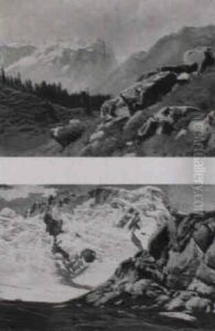 Zermatt: Breithorn Von Riffelberg Aus by Albert Lugardon