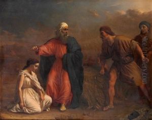 Escena De Ruth by Jean-Leonard Lugardon