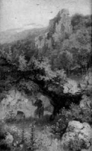 Hirte In Bergiger Landschaft