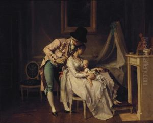 The Young Parents by Jean Baptiste Antoine Emile Beranger