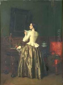 "la Lettre". by Jean Baptiste Antoine Emile Beranger