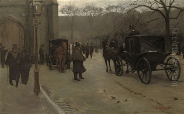 Carriages At The Nassaulaan, The Hague - view 1