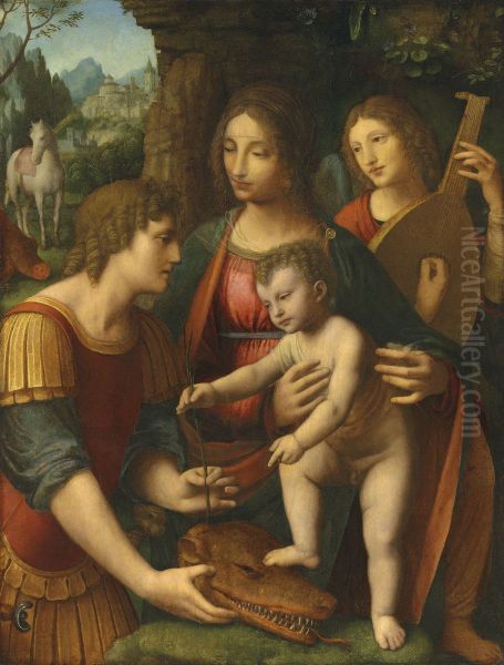 The Madonna And Child With Saint George And An Angel - view 1