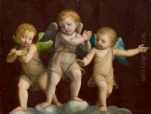 Three Putti by Bernardino Luini