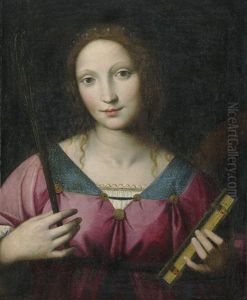 Die Hl. Katharina Von Alexandria by Bernardino Luini