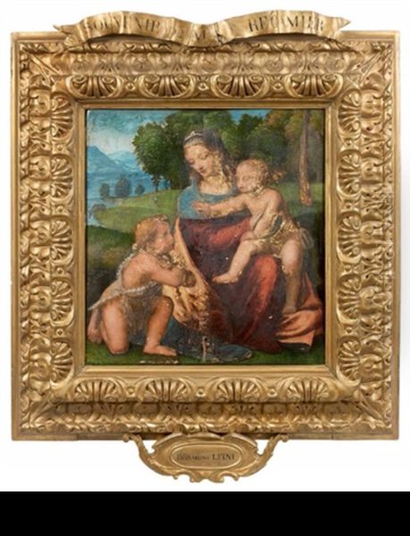 Vierge A L'enfant Avec Saint Jean Baptiste - view 1