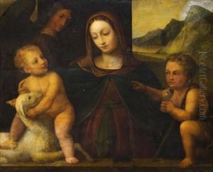 Maria Mit Den Christus- Und Johannesknaben