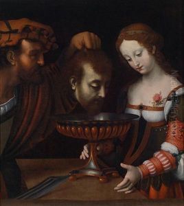 Salome Mit Dem Haupt Des Taufers by Bernardino Luini