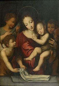 Le Sommeil De L'enfant Jesus by Bernardino Luini