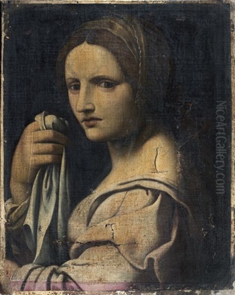Portrait De Jeune Femme En Buste - view 1