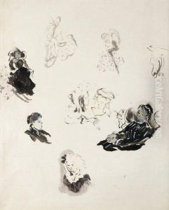 Etude De Personnages by Christian Berard