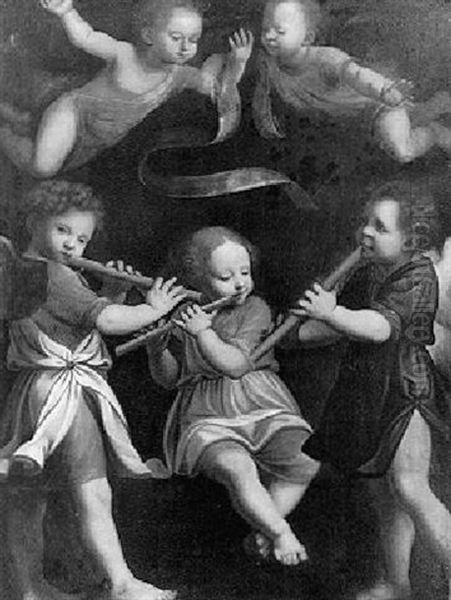 Angels Making Music - view 1