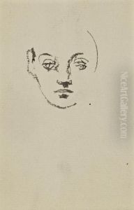 Trois Etudes De Visages by Christian Berard