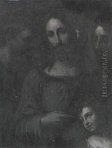 Christ Blessing The Children by Bernardino Luini