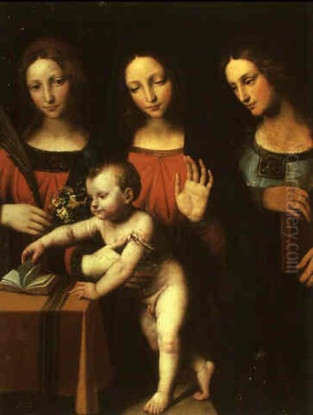 The Virgin And Child With Sts. Catherine And Barbara - view 1