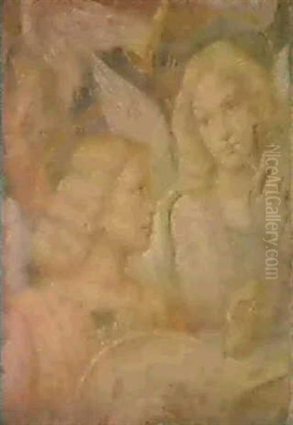 Music-making Angels-a Fragment - view 1