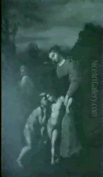 Holy Family With John The Baptist In A Landscape - view 1
