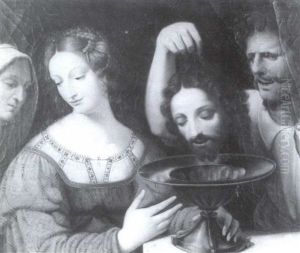 La Decollation De Saint Jean Baptiste by Bernardino Luini