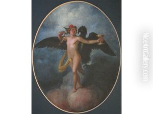 Spring; Night; Hebe; Sight; Bacchante; Dance; Dawn; And Other Similar Subjects (10 Works) by Enrico De Luise