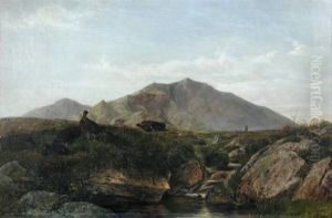 Grouse In A Watery Moorland Hollow