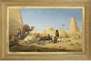 Bedouin Resting Amongst Ruins