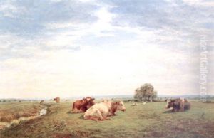 Cattle In A Water Meadow