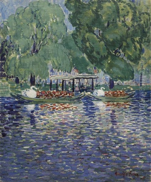 The Swan Boats - view 1
