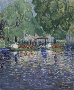 The Swan Boats by George Luks