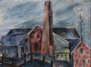 Factory, Pennsylvania by George Luks