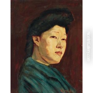 Japanese Woman In Profile