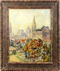 Gramercy Park, New York City by George Luks