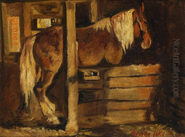 Horse In A Stable - view 1