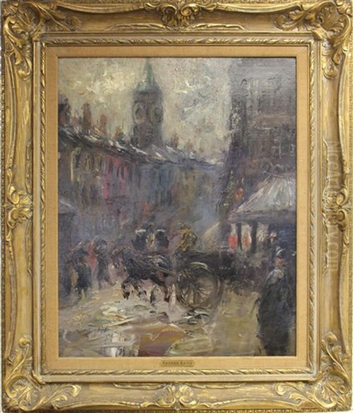 Street Scene With Carriage - view 1